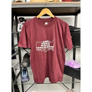 Vintage 1986 USSSA World Tournament Muncie Sports Complex T Shirt Size Large